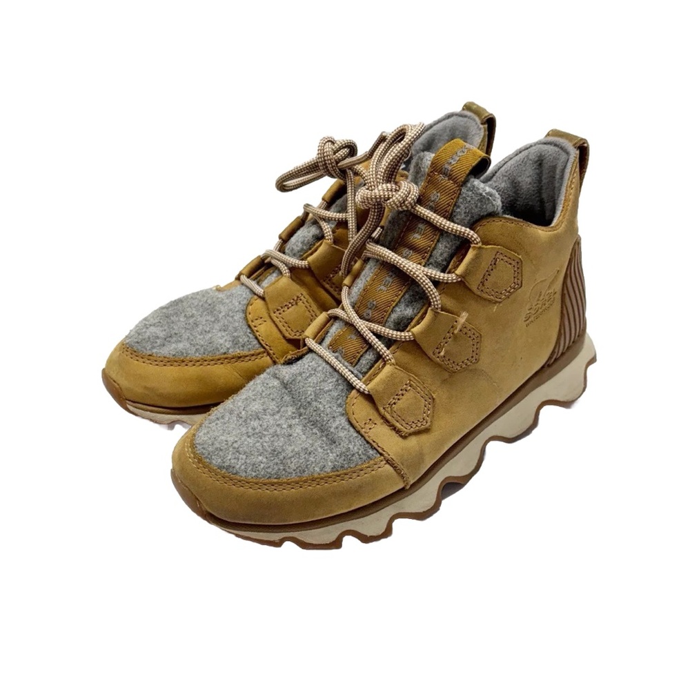 Sorel Kinetic Caribou Waterproof Boot Tan Women’s Sz 7